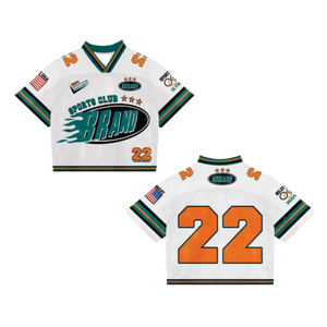 LOGOTIPO personalizado OEM y ODM Hombres Patrón de impresión Suéter de manga corta Jersey Streetwear Jersey de punto Suéter de punto para hombres - Product Image 2