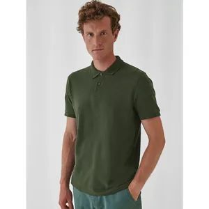 Polo promotionnel éco-responsable en coton biologique pour homme Inspire – Merchandising écoresponsable - Product Image 6