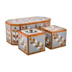 Soporte para Pasteles de Nácar Blanco Especial para Eid y Ramadán, Soporte de Exhibición de Chocolate de Acero y Vidrio para Pasteles y Cupcakes - Product Image 5