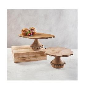 แท่นวางคัพเค้กทำจากไม้วอลนัทสำเร็จรูปสำหรับตกแต่งบนโต๊ะอาหารและงานแต่งงาน - Product Image 5