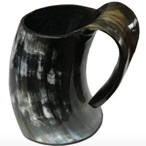 Handicrafts Home Buffalo Mug Horn Shave <b>Bowl</b> Lathering up <b>Shaving</b> Soap Cup <b>Bowls</b> Drinking Mug Made in India - Product Image 1