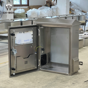 Gabinete Impermeable con Ventilación y Cerradura, Personalizado, con Certificación CE, <span class=keywords><strong>para</strong></span> Instrumentos Electrónicos, <span class=keywords><strong>Caja</strong></span> <span class=keywords><strong>de</strong></span> Distribución Eléctrica, Varios Tamaños - Product Image 3