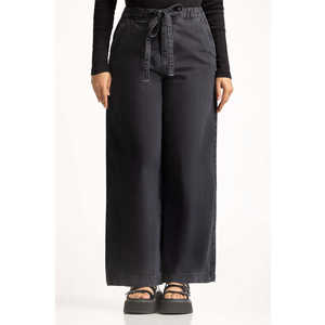 Vaqueros anchos de mezclilla para mujer WM-JNS-WS24-001 de cintura alta, transpirables, con decoración rasgada, ajuste ceñido, estilo boyfriend, tipo cargo - Product Image 4