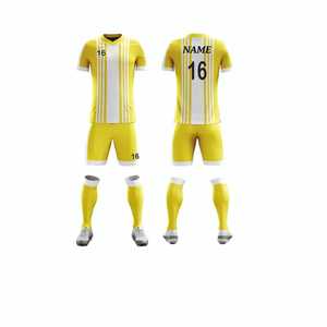 Haute qualité Top tendance respirant Sublimation logo personnalisé maillots de football vêtements de sport uniformes ensemble formation d'équipe vêtements de football - Product Image 3