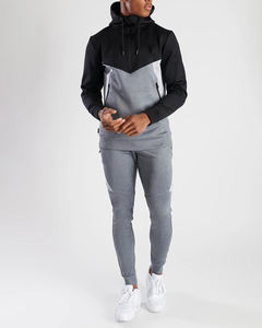 Ensemble de survêtement personnalisé Veste à capuche zippée et jogging sport à la mode Ensemble deux pièces avec votre logo pour hommes Jogging Suit - Product Image 4