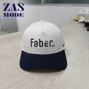 Casquettes de baseball à 5 panneaux non structurées, bicolores, nouvelle conception, avec logo personnalisé, fabriquées au Bangladesh. - Product Image 1