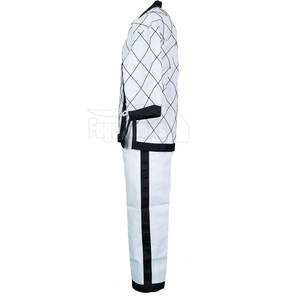 Uniformes de Taekwondo de Manga Larga 100% Algodón, Venta al por Mayor, Unisex para Adultos, Secado Rápido, Transpirable, Colores Personalizados - Product Image 4