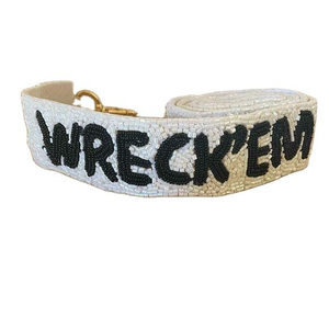 Handmade WRECK'EM <b>Tech</b> Beaded Strap Belt Boho Style Seed Bead Fashion Accessory Handmade Beaded Strap <b>for</b> <b>Women</b> from India - Product Image 1