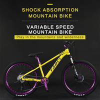 VTT tout-terrain léger AKEZ 26 pouces |   Cadre amortisseur avec freins à disque doubles, VTT personnalisé pour les marchés mondiaux