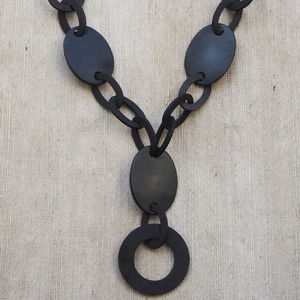 Buffalo Horn Luxury Handmade Necklace Natural Sustainable <b>Jewelry</b> for Women High Quality - Product Image 1