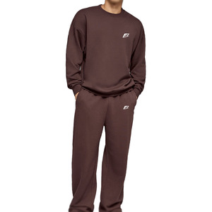 Conjuntos de Chándal de Felpa de Algodón Personalizados para Hombre, Venta al por Mayor B2B, Sudadera Lisa, Ropa Deportiva, Fabricante OEM - Product Image 1