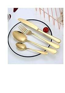 Ensemble de cuillères en laiton faites à la main pour la salle à manger, la cuisine et la vaisselle, ensemble de cuillères en laiton traditionnel pour la cuisine et la table à manger indiennes - Product Image 3