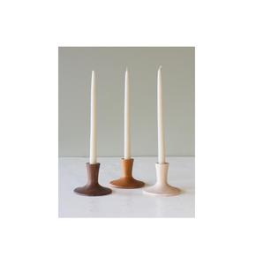 Nouvelle arrivée design classique bougeoir en bois couleur blanche bougeoir en bois pour la maison bougeoir décoratif en bois - Product Image 2