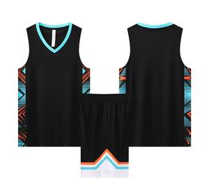 Vente en gros de maillots de basket-ball en polyester vêtements vierges réversibles chemises de basket-ball pour jeunes vêtements de sport d'équipe pour hommes - Product Image 5