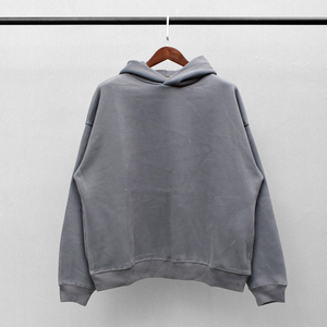 Sweat à capuche surdimensionné pour homme, personnalisé OEM, en polaire polyester/coton épais, de haute qualité, séchage rapide et respirant - Product Image 3