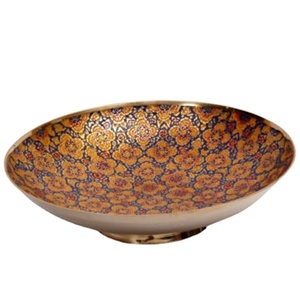 ชามและจานทองเหลืองตกแต่งผลไม้แห้งของตกแต่งรูปตัว L ของขวัญแต่งงานถ้วยผลไม้แฟนซี - Product Image 1