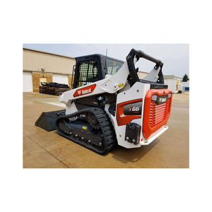 Chargeuse compacte fiable Bobcat T450 skid steer design équipement hydraulique durable premium pour l'aménagement paysager bâtiment - Product Image 4