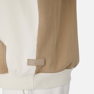 Custom-made patchwork long sleeve two color wholesale cotton <b>polyester</b> hoodies for men oversized fitness casual gym <b>hoodie</b> - Product Image 5