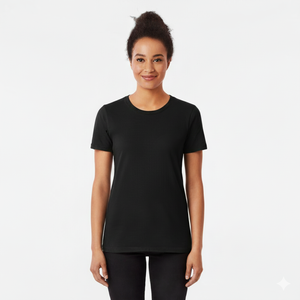 Camisetas de Mujer Premium Casuales de Manga Corta, Tela de Algodón Suave, Estilo de Moda Contemporáneo - Product Image 1