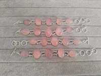 Bracelets jonc unisexes en pierres précieuses naturelles mélangées, vente en gros, cadeau, bijoux en cristal de qualité supérieure, bracelets à chaîne en vrac