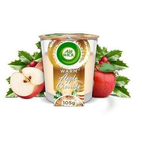 Air Wick Air Freshener <b>Candle</b> Warm Apple Crumble with <b>Essential</b> <b>Oils</b> 105g - Product Image 6
