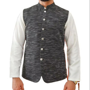 Gilet formel pour hommes de haute qualité coupe ajustée vêtements de mariage confortables fabrication professionnelle pour les vêtements d'extérieur d'hiver - Product Image 1