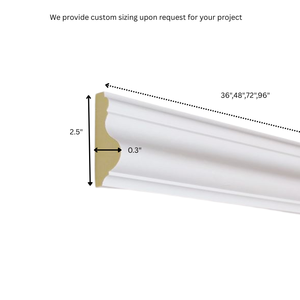 Moulures en bois massif pour armoires de cuisine, plinthes, moulures de base, finition décorative pour le bas des armoires - Product Image 2