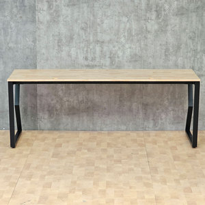 Mconcept HBMC032 Computer <b>Desk</b> 200x60cm Rubberwood with Iron Legs - Product Image 3
