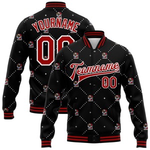 Blouson de baseball universitaire personnalisé pour hommes 100% coton Letterman Bomber - Product Image 3