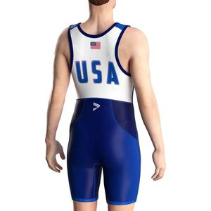 Équipement athlétique durable et confortable pour hommes Pro Wrestling Singlet pour l'entraînement et la compétition - Product Image 2