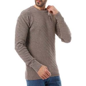 OEM/ODM algodón en blanco cuello redondo suéteres lisos Material personalizado ropa de hombre de alta calidad fabricación suéter transpirable para hombres - Product Image 2