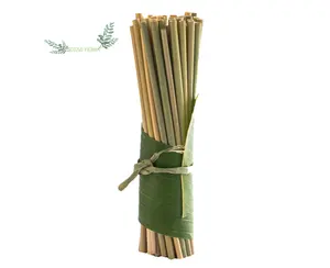 Straw Bar Accessories Organic Grass Drinking Straw Vietnam With Customized Packing From Eco2go Vietnam