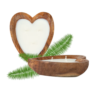 Bougeoir en bois de manguier avec parfum personnalisé à bas prix en bois de paulownia pour la décoration de Noël à la maison - Product Image 4