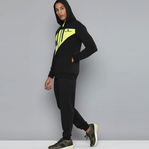 Venta al por mayor XXL Hombres Último Patrón Sólido Invierno Jogging Chándal Con Capucha Fitness Al Aire Libre Impreso Logo Tinte Liso en Conjuntos - Product Image 6