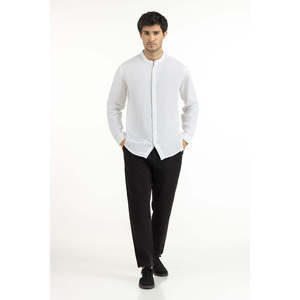 <b>Men's</b> Casual <b>Shirts</b> Regular Fit 100% Cotton Poplin Breathable Striped Pattern Size XL ODM Supply - Product Image 4