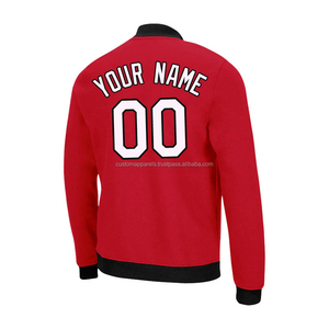 Veste universitaire en laine personnalisée avec manches en cuir, broderie graphique audacieuse, manteau coupe-vent streetwear - Product Image 3