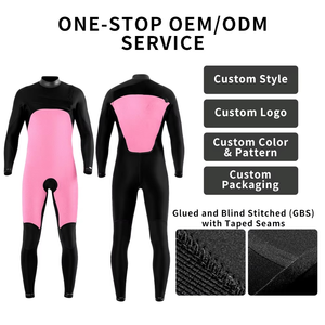 Combinaisons de plongée en néoprène pour hommes avec logo personnalisé en gros, fermeture éclair sur la poitrine, 4/3, imprimées, pour la plongée sous-marine et le surf - Product Image 5