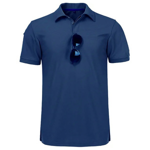 Logo personnalisé hommes pour Polo respirant 100% coton Style décontracté brodé Golf imprimé tricoté Design vierge - Product Image 2