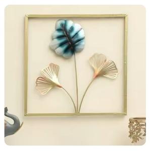 ศิลปะติดผนังโลหะศิลปะธรรมชาติสมัยใหม่การตกแต่งด้วยเหล็กที่ทันสมัยสำหรับห้องนั่งเล่นสำนักงานโรงแรมมีของจำนวนมาก - Product Image 1