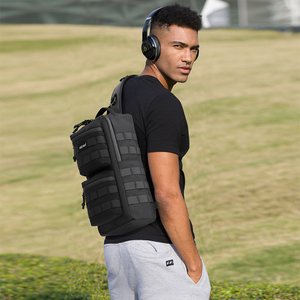 <span class=keywords><strong>OZUKO</strong></span> 9661 Bolso <span class=keywords><strong>Bandolera</strong></span> Deportivo Impermeable de Diseño Original, Nuevo Estilo Cruzado, Personalizable, Bolso de Hombro y Pecho para Actividades al Aire Libre - Product Image 6