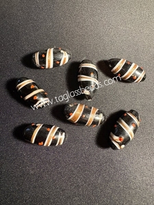 Cuentas indias de Murano hechas a mano, cristal de 8mm, fabricación de joyas de moda, cuentas sueltas, negro, azul, blanco, mezcla de colores claros, decoración - Product Image 2