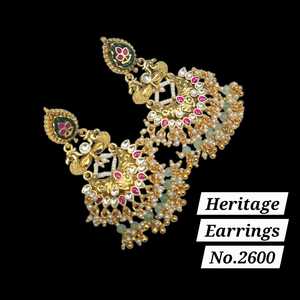 Latest Designer Indian Wholesale Jewelry of <b>Jhumka</b> Kundan <b>Earrings</b> New Collections for Women's Stylish <b>Earrings</b> Collection 2024 - Product Image 1