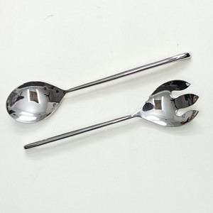 Juego de Servir Ensaladas de Acero Inoxidable con Diseño de Jinete Hecho a Mano, Vajilla Plateada con Acabado Espejo, Juego Decorativo para Servir Alimentos - Product Image 2