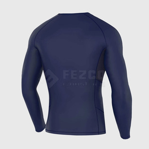 Combinaisons de compression de gymnastique pour hommes de haute qualité Design de logo personnalisé Motif respirant et solide pour l'entraînement d'hiver quantité minimale de commande bas - Product Image 4