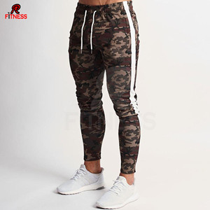 Pantalons et pantalons larges pour hommes en coton uni de couleur unie à taille haute élastique décontracté à coupe régulière - Product Image 5