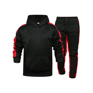 Chándal de algodón 100% de alta calidad personalizado, conjunto de chándal para correr, chándal con cremallera completa para hombre - Product Image 1