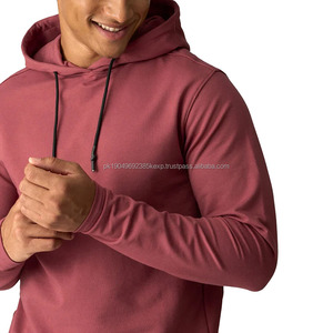 Sweat-shirts à capuche pour hommes en tissu lourd, manches longues, pulls d'hiver, impression numérique personnalisée, teinture unie, sweat-shirts à capuche pour adultes - Product Image 3