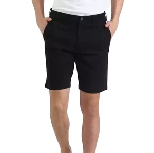 2025 Customized Comfort Casual Athletic 100% Cotton/Polyester Mens Chino <b>Shorts</b> Breathable Solid Color <b>Zipper</b> Fly Pockets - Product Image 4
