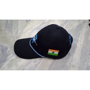 Casquettes d'hiver 5 panneaux pour hommes, haute qualité, tendance, ethniques, sportives, courbées, assorties, en maille noire, respirantes, imperméables, gaufrées - Product Image 2