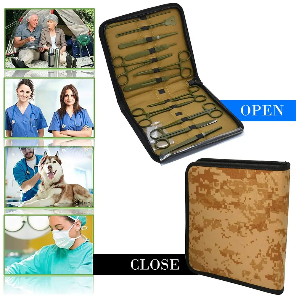 Набор хирургических инструментов для мелкой хирургии лучшего качества с алюминиевым набором хирургических шовных инструментов для продажи
